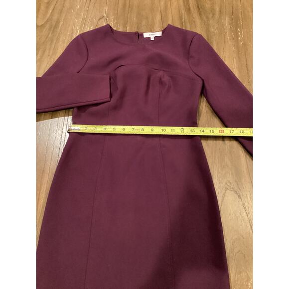 Revolve Likely Keller Long Sleeve Mini Dress bodycon cut out in Purple Plum sz 4 - Picture 7 of 15